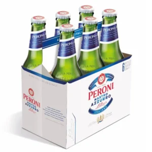 CERVEZA PERONI NASTRO AZZURRO BOTELLA 330ML PACK X6