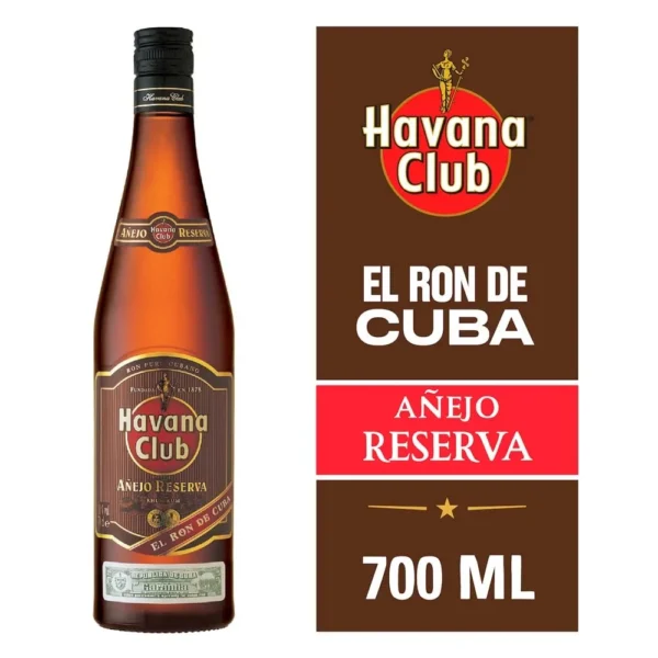 RON HAVANA CLUB AÑEJO RESERVA 750ML