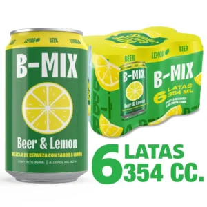 CERVEZA BECKER B-MIX LIMON PACK X 6 354CC