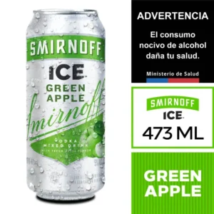 COCTEL SMIRNOFF ICE GREEN APPLE 473ML