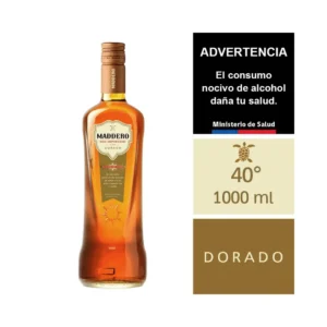 RON  MADDERO IMPORTADO DORADO SABOR DEL CARIBE 1L
