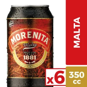 CERVEZA MORENITA 1881 350CC PACK*6