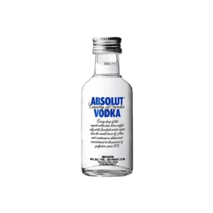 MINIATURA VODKA ABSOLUT BLUE 50ML