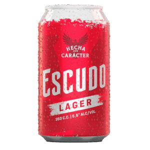 CERVEZA ESCUDO LAGER LATAS 350CC