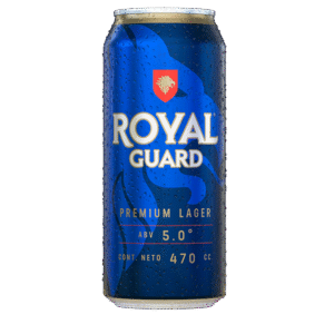 CERVEZA ROYAL GUARD LATA 470CC