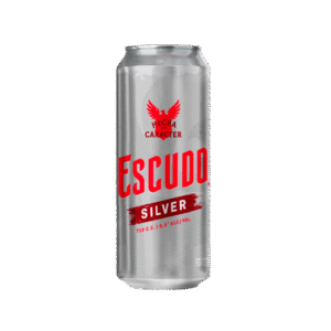 CERVEZA ESCUDO SILVER LATON 710CC