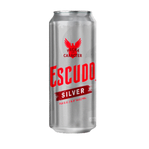 CERVEZA ESCUDO SILVER LATON 710CC
