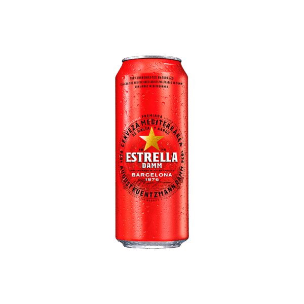 CERVEZA ESTRELLA DAMM LATAS 500ML
