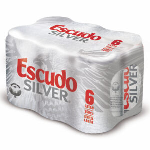 CERVEZA ESCUDO SILVER LATAS 350CC PACK X6