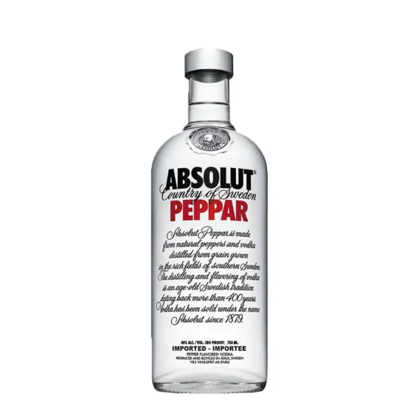 VODKA ABSOLUT PEPPAR 750ML