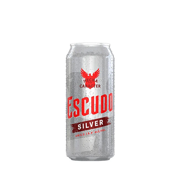 CERVEZA ESCUDO SILVER LATA 470CC PACK X6