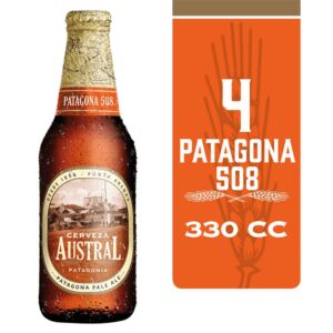 CERVEZA AUSTRAL PATAGONIA PALE ALE 508 PACK*4 330CC