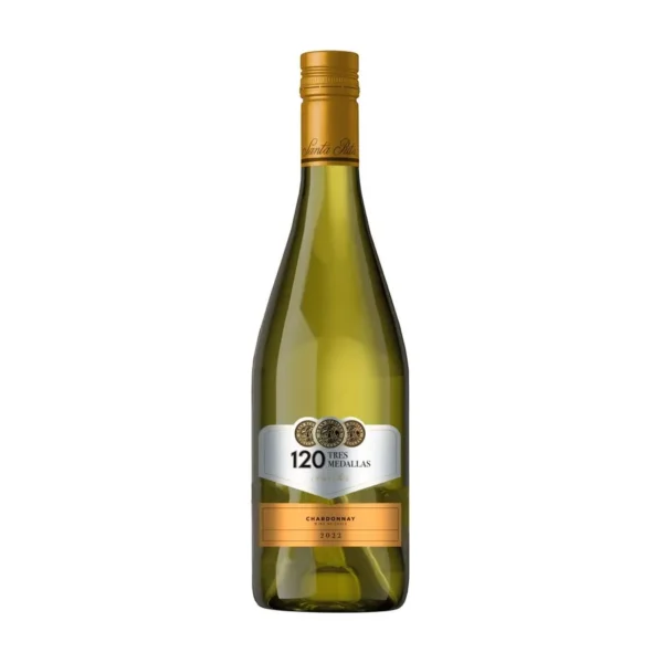 VINO 120 TRES MEDALLS CHARDONNAY 750ML