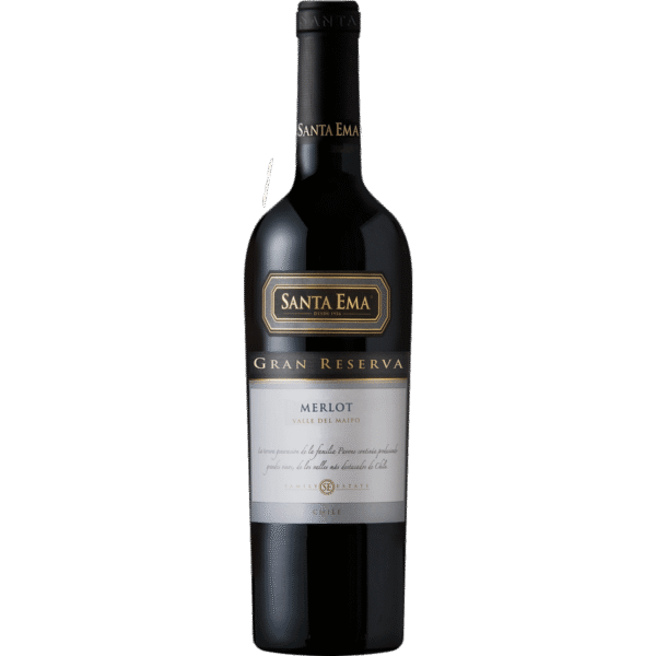 VINO SANTA EMA GRAN RESERVA MERLOT 750ML
