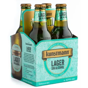 CERVEZA KUNSTMANN LAGER SIN ALCOHOL BOTELLA  330CC PACK X4