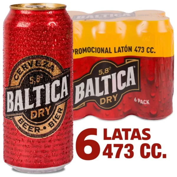 CERVEZA BALTICA 473CC PACK*6