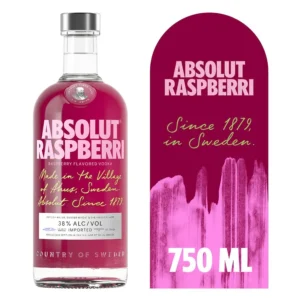 VODKA ABSOLUT RASPBERRI VODKA 750ML