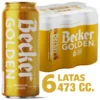 CERVEZA BECKER GOLDEN 473ML PACK*6