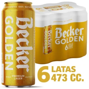 CERVEZA BECKER GOLDEN 473CC PACK*6
