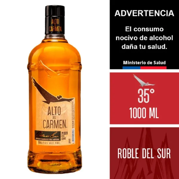 PISCO ALTO DE CARMEN ROBLES DEL SUR 1LT