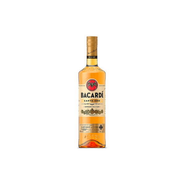 BACARDI CARTA ORO 750CC - Imagen 2