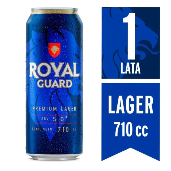 CERVEZA ROYAL GUARD LATON 710 CC