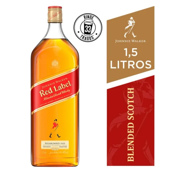 WHISKY JOHNNIE WALKER RED LABEL 1.5LT