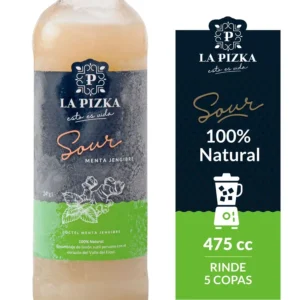 SOUR PIZKA  MENTA JENGIBRE 475 ML