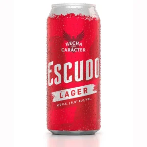CERVEZA ESCUDO LAGER LATA 470CC
