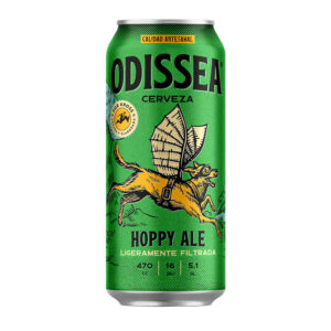 CERVEZA ODISSEA HOPPY ALE LATA 470CC