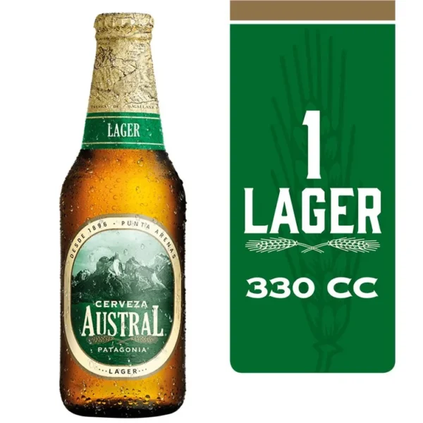 CERVEZA AUSTRAL LAGER 330CC