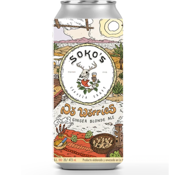 CERVEZA SOKOS BE HOPPY 473CC