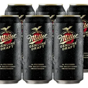 CERVEZA MILLER GENUINE DRAFT LATAS 473ML PACK*6