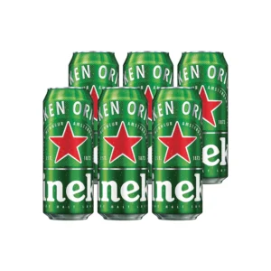 CERVEZA HEINEKEN LATA 470CC PACK X6