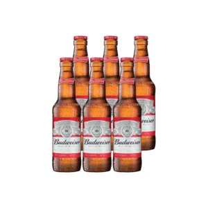 CERVEZA BUDWEISER BOTELLA 330CC PACK X6