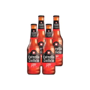 CERVEZA ESTRELLA GALICIA PREMIUM BOTELLA 330ML PACK*4