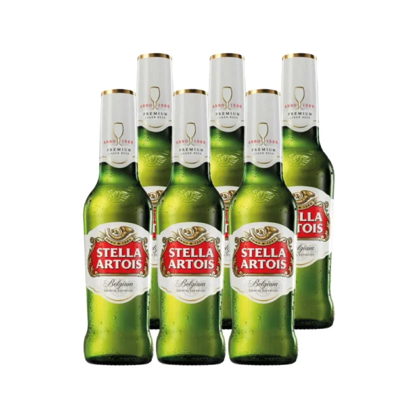 CERVEZA STELLA ARTOIS BOTELLA 330CC PACK X6