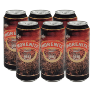 CERVEZA MORENITA MALTA 1881 LATAS 470CC PACK X6
