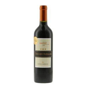 VINO TRES ESTRELLAS CARMENERE 750ML