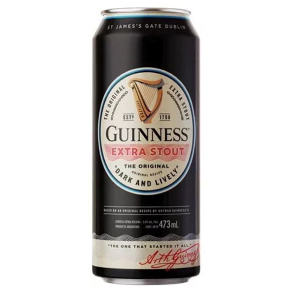 CERVEZA GUINNESS EXTRA SLOUT 473ML