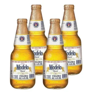 CERVEZA MODELO VIDRIO 355CC PACK X4