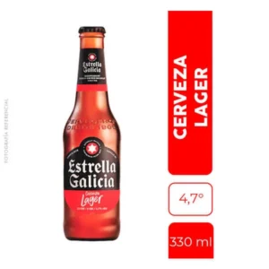 CERVEZA ESTRELLA GALICIA PREMIUM BOTELLA 330ML