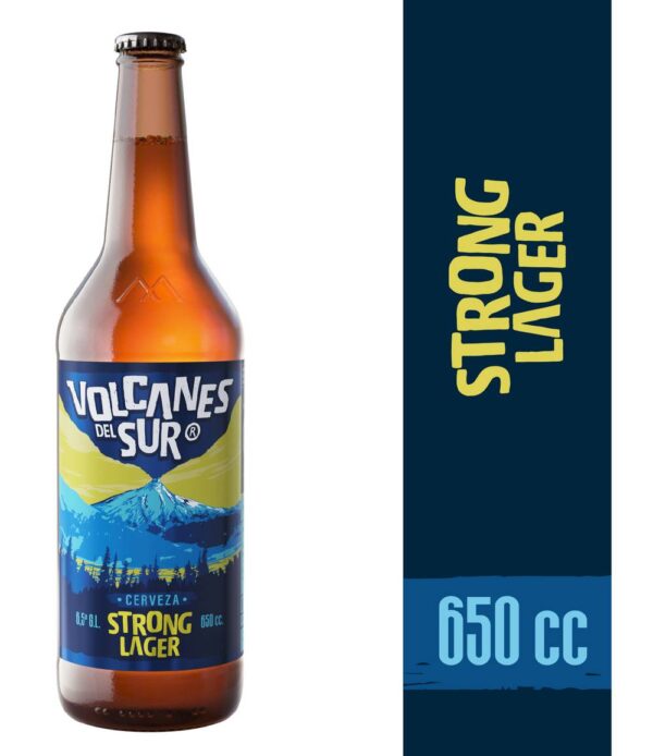 CERVEZA VOLCANES DEL SUR STRONG LAGER 650CC