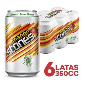 CERVEZA MANGO STONES LATA 350CC PACK X6
