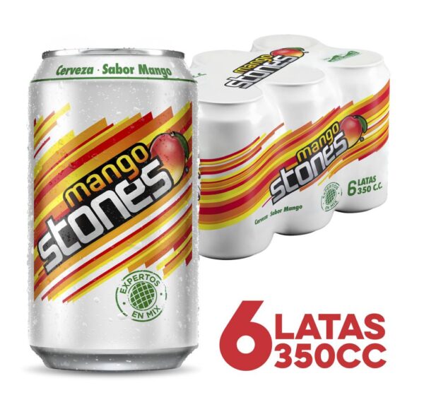 CERVEZA MANGO STONES LATA 350CC PACK X6