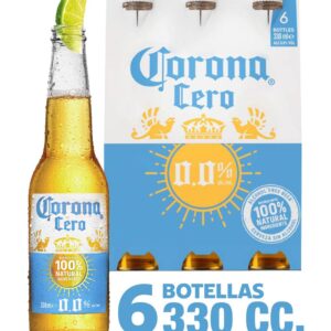 CERVEZA CORONA 0 ALCOCHOL BOTELLA PACK*6 330CC