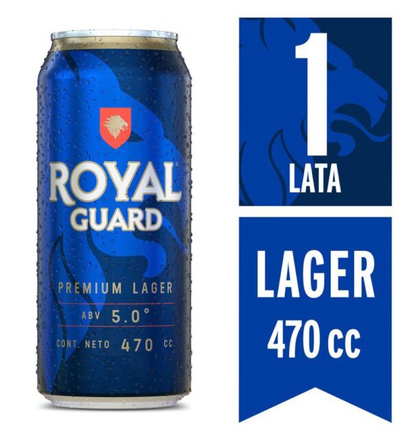CERVEZA ROYAL GUARD DARK LATA 473CC