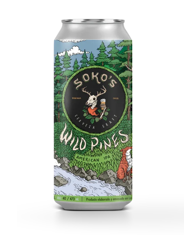 CERVEZA SOKOS  WILD PINES 473CC