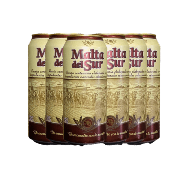 CERVEZA MALTA DEL SUR 473CC PACK*6