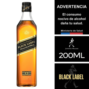 WHISKY JOHNNIE WALKER BLACK LABEL 200ML